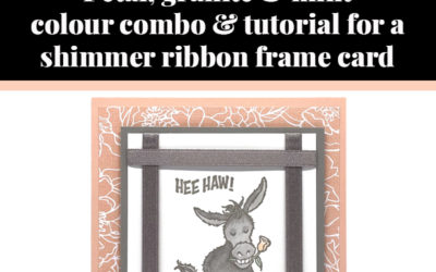 Tutorial for ribbon framed card