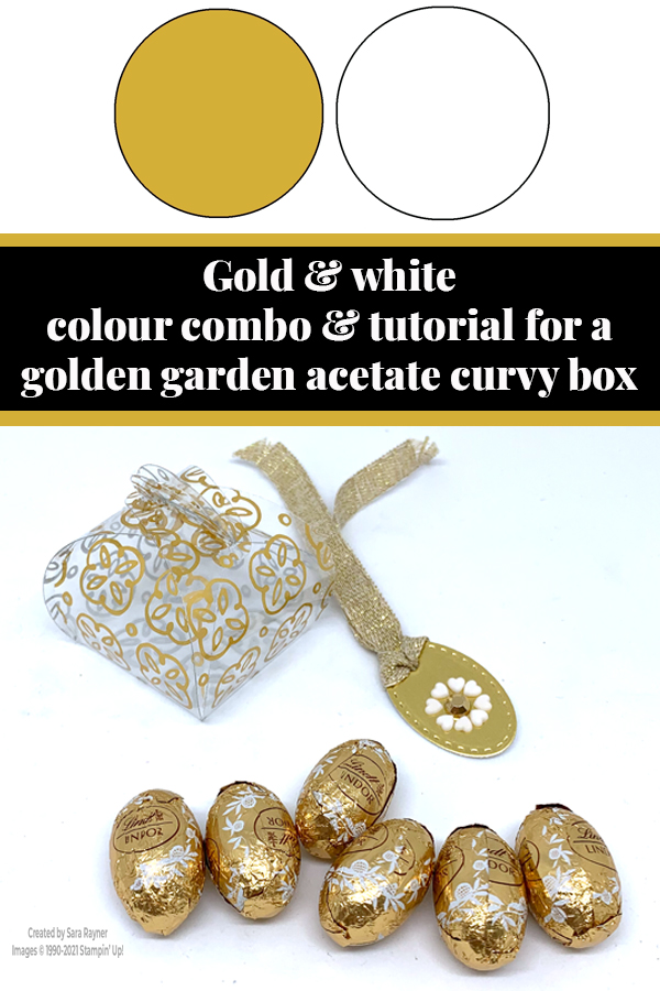 Golden garden acetate curvy box tutorial