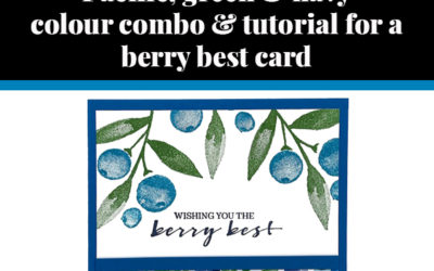 Tutorial for berry best card