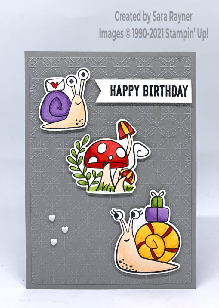 Birthday snails card