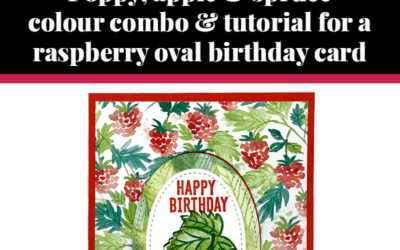 Tutorial for raspberry oval card