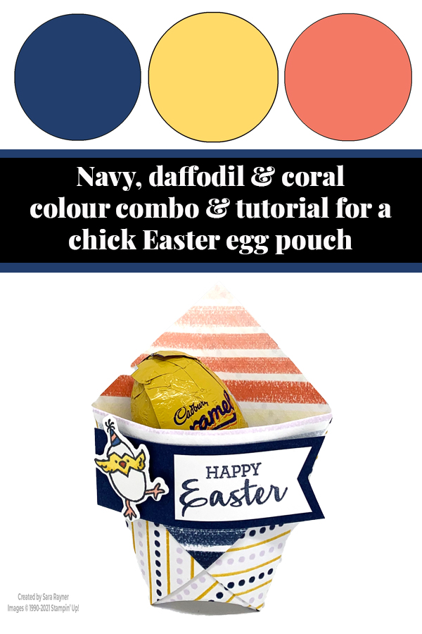 Hey Birthday Chick easter egg pouch tutorial
