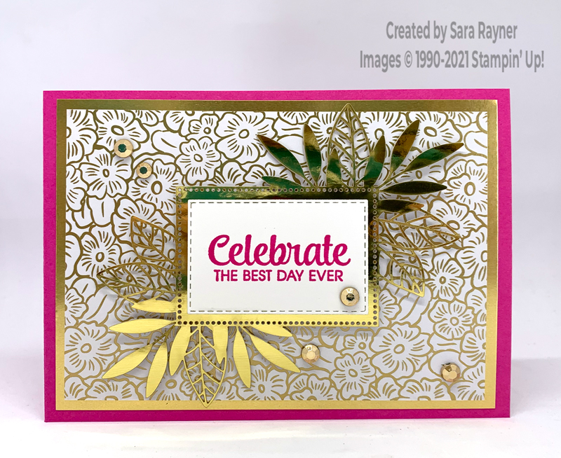 Ornate Forever Gold birthday card