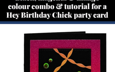 Tutorial for chick party card