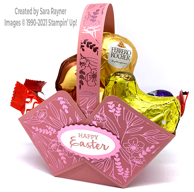 Rococo Rose Easter basket