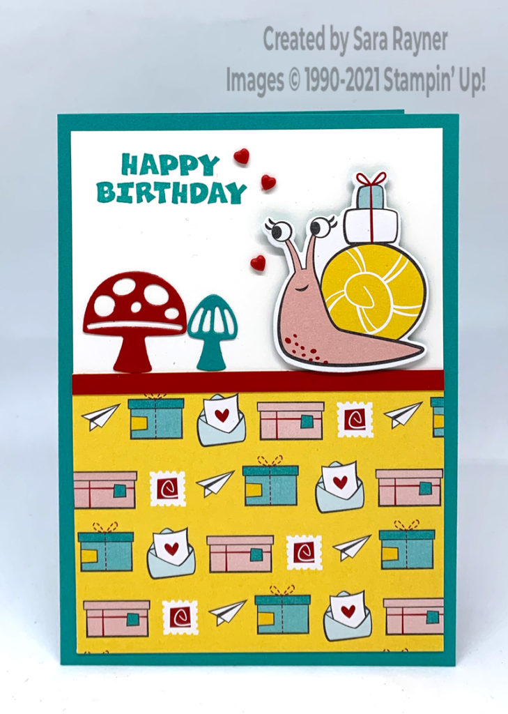 Bright snail mail card