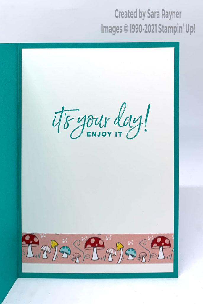 Bright snail mail card insert