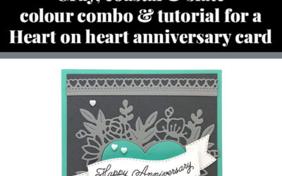 Tutorial for Heart on heart anniversary card