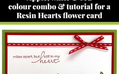 Tutorial for Hearts flower card