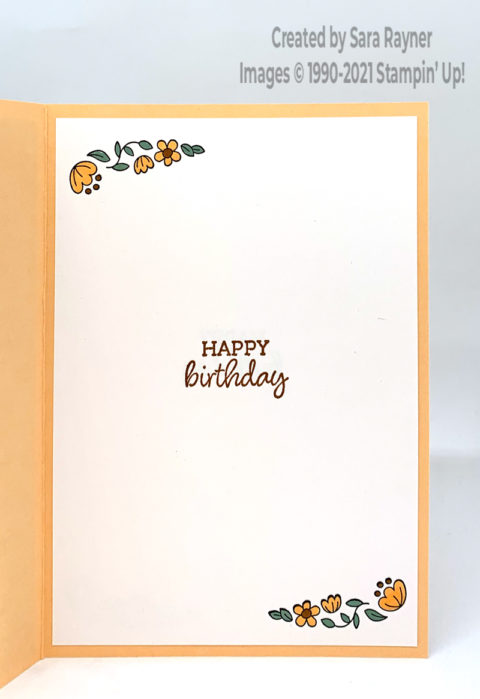 Tutorial for oval birthday card - Sara's crafting and stamping studio