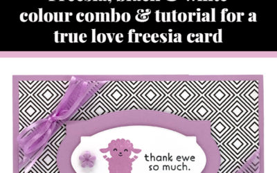 Tutorial for True Love Freesia card