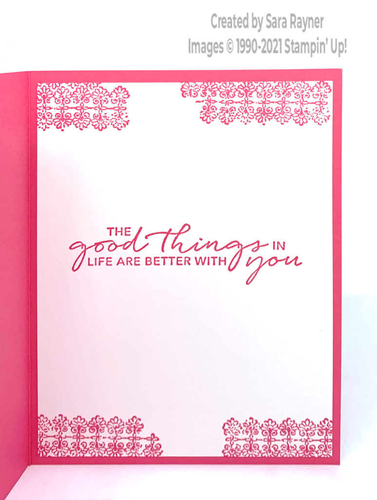 True Love Polished Pink card insert