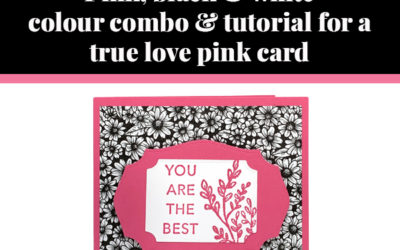 Tutorial for True Love Pink card