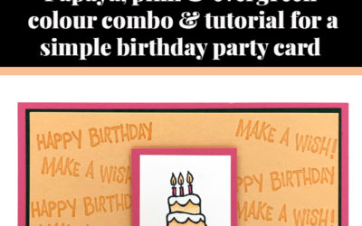 Tutorial for birthday party card