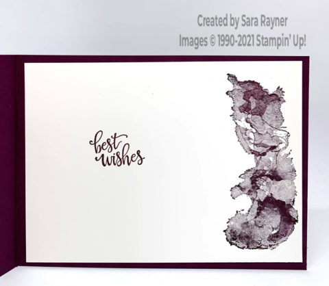 Tutorial for blackberry ribbon birthday card - Sara's crafting and ...