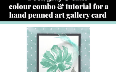 Tutorial for hand-penned art card