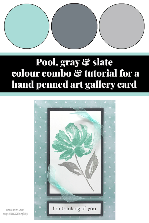 Hand-penned art gallery card tutorial