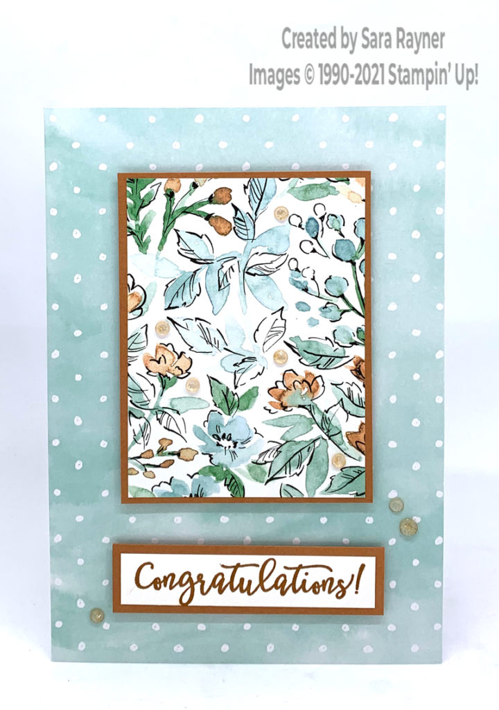 Hand-penned congrats card