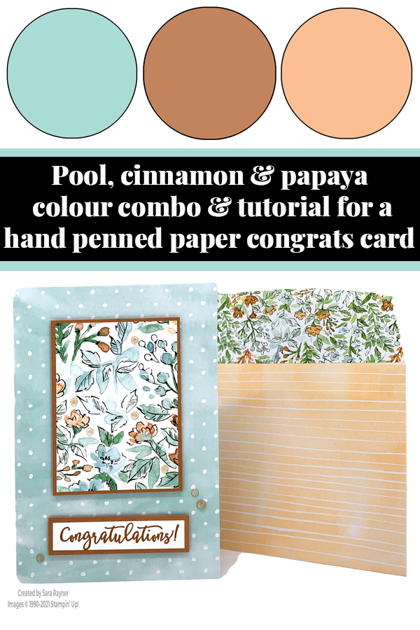 Hand-penned congrats card tutorial