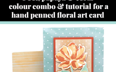 Tutorial for hand-penned floral card