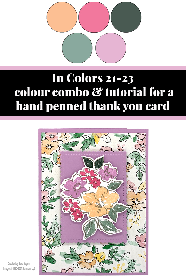 Hand-penned thank you card tutorial