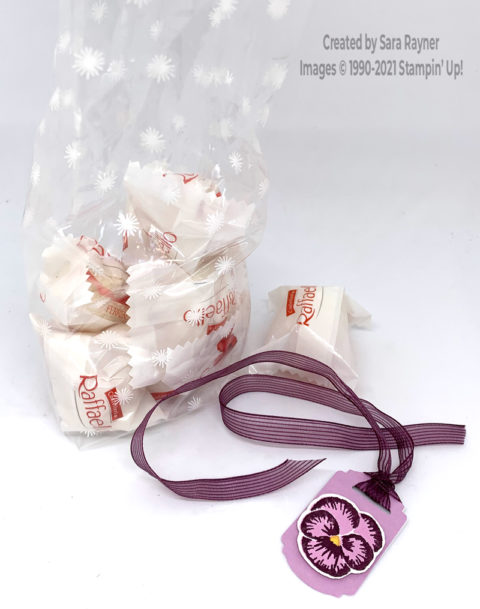Tutorial for blackberry ribbon treat bag - Sara's crafting and stamping ...
