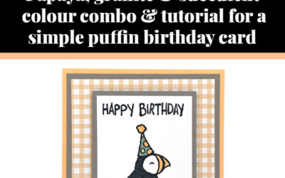 Tutorial for simple puffin card