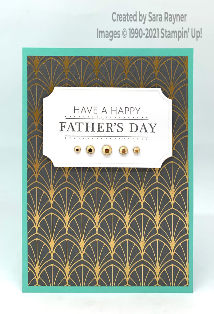 Elegant gems Father's Day card