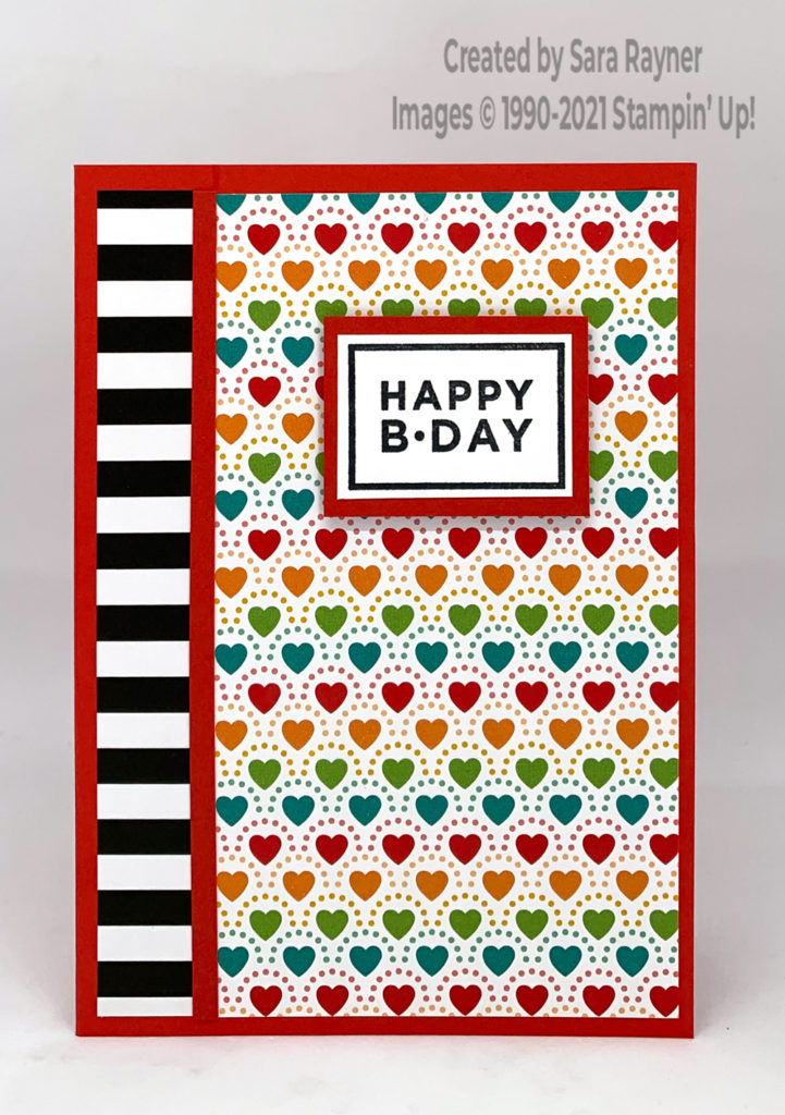 Happiest pattern birthday card