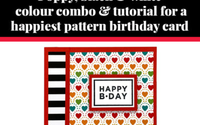 Tutorial for happiest pattern card