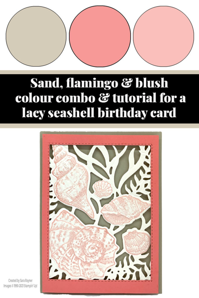Tutorial for lacy seashell card tutorial