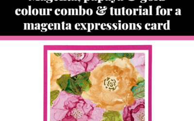 Tutorial for magenta expressions card