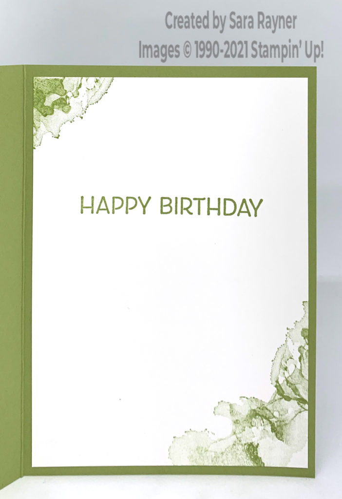 Pear Pizzazz expressions birthday card insert