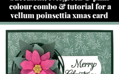 Tutorial for vellum xmas card