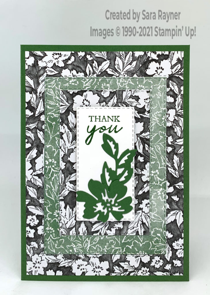 Penned thank you card (alternate version)