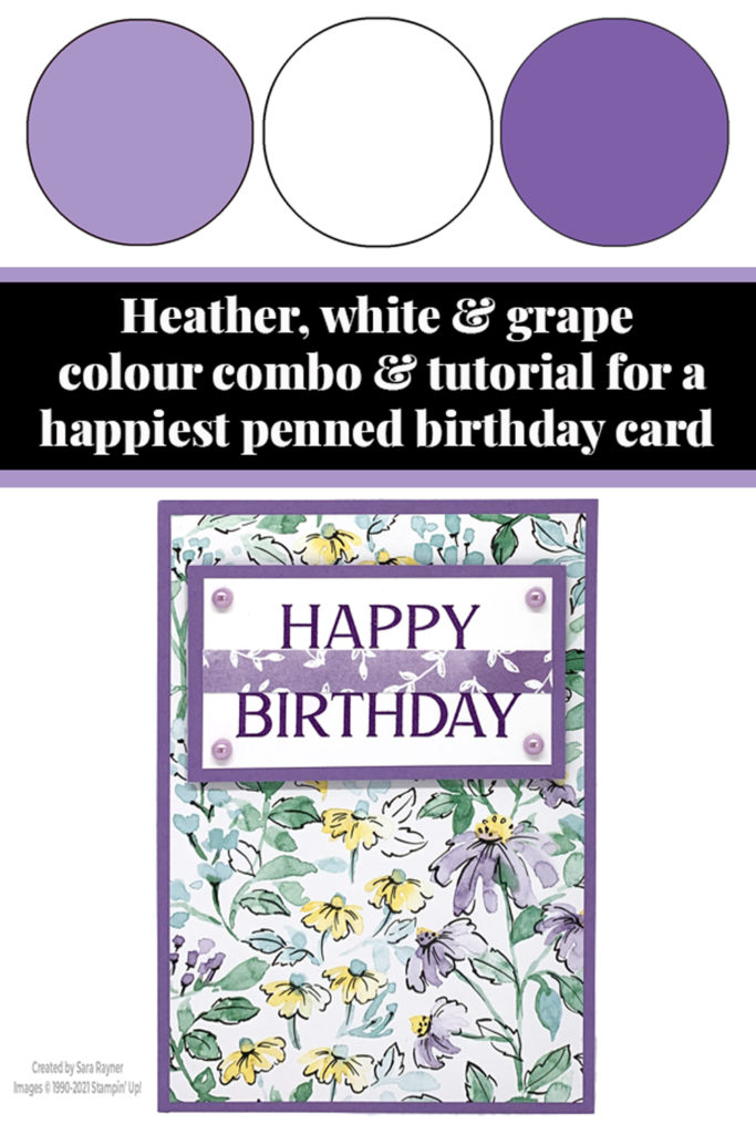 Happiest penned birthday card tutorial