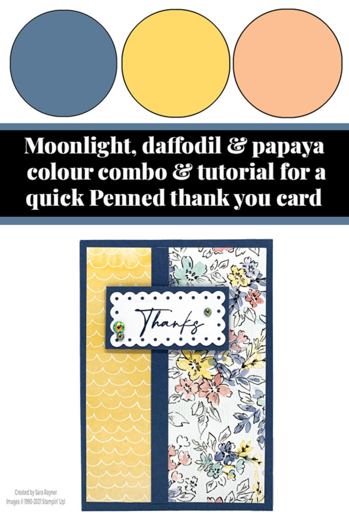 Quick penned thank you card tutorial