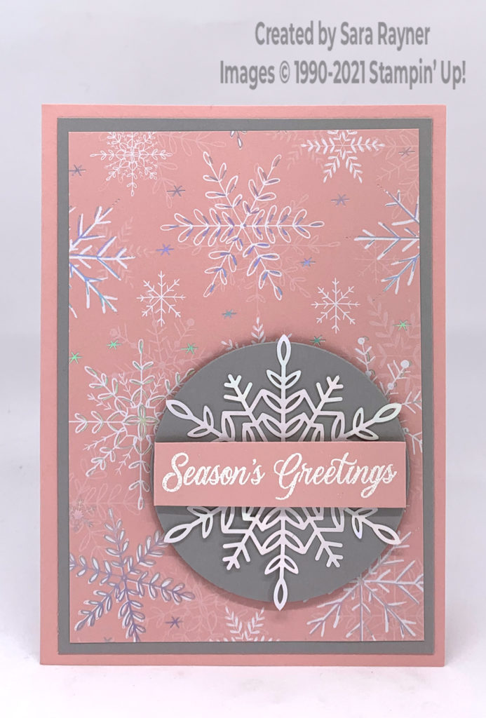 Snowflakes Wonder Christmas card