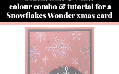 Tutorial for Snowflakes Wonder card