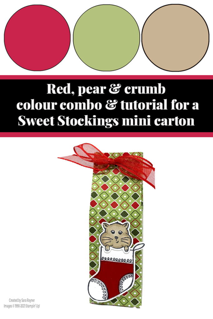 Sweet Stockings mini carton tutorial
