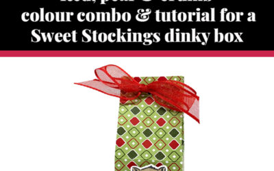 Tutorial for Sweet Stockings mini carton