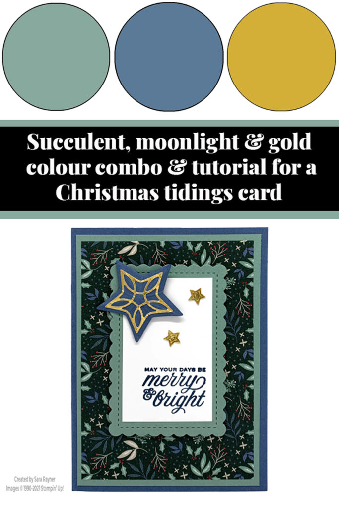 Christmas tidings card tutorial