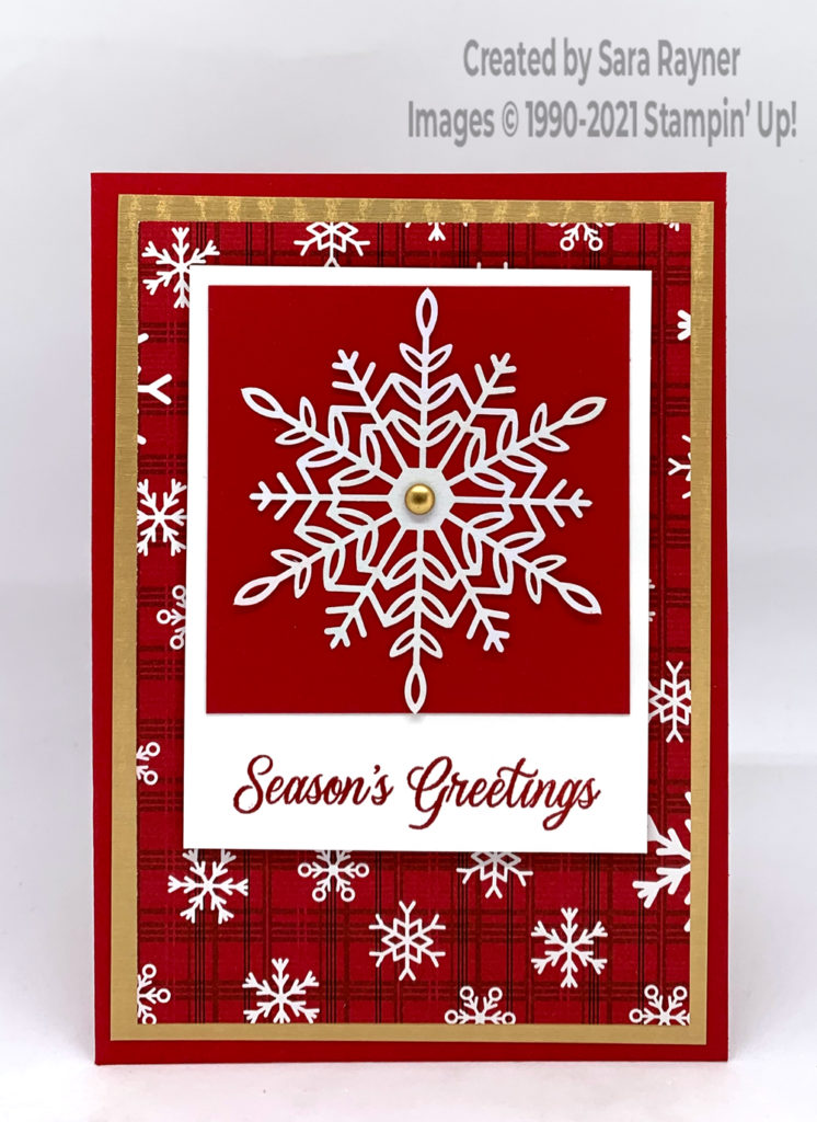 Peaceful Snowflake Christmas card