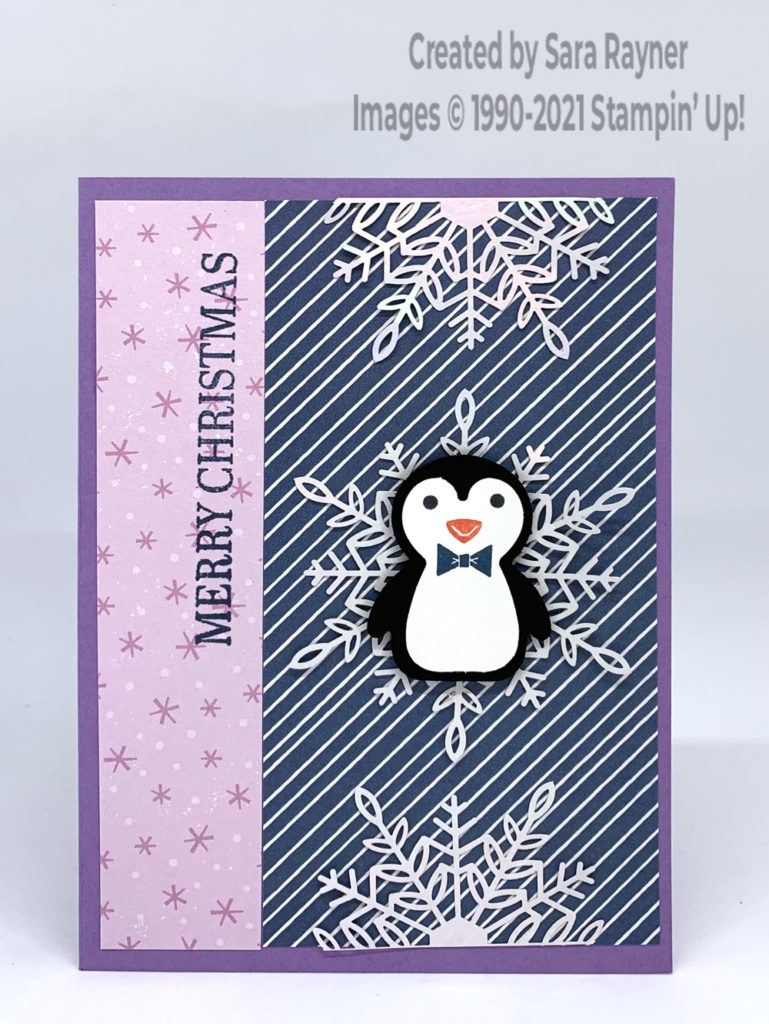 Playful Snowflake Christmas card