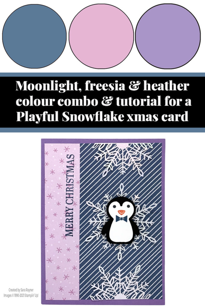 Playful Snowflake Christmas card tutorial