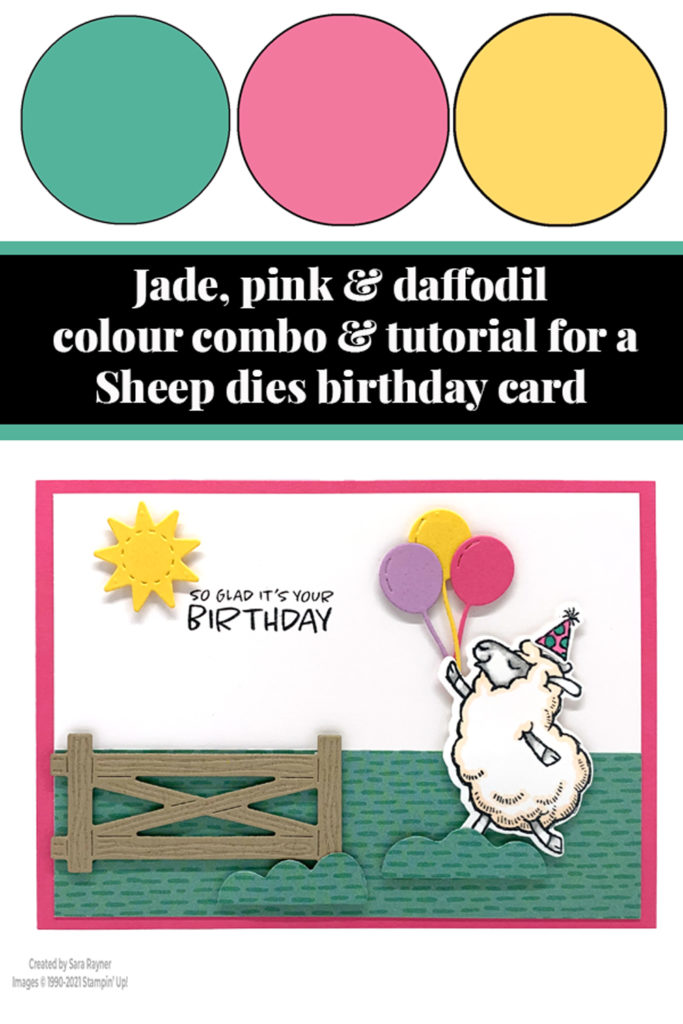 Sheep birthday card tutorial