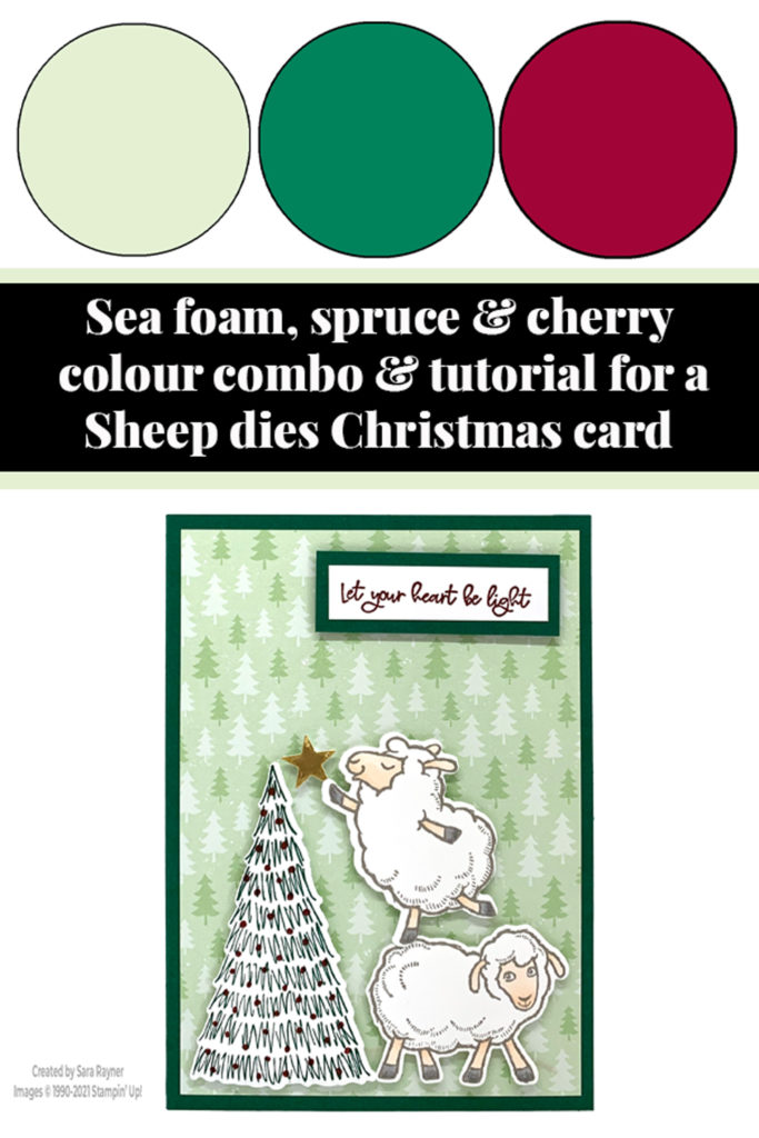 Sheep Christmas card tutorial