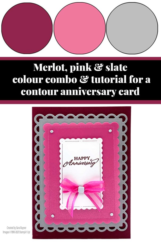 Contour anniversary card tutorial