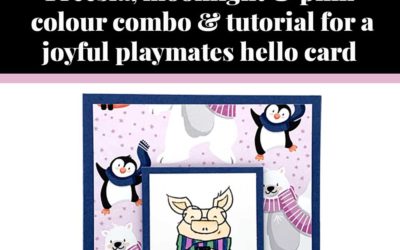 Tutorial for joyful playmates hello card