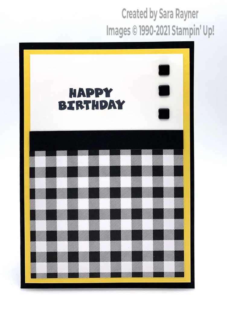 Pattern party birthday card